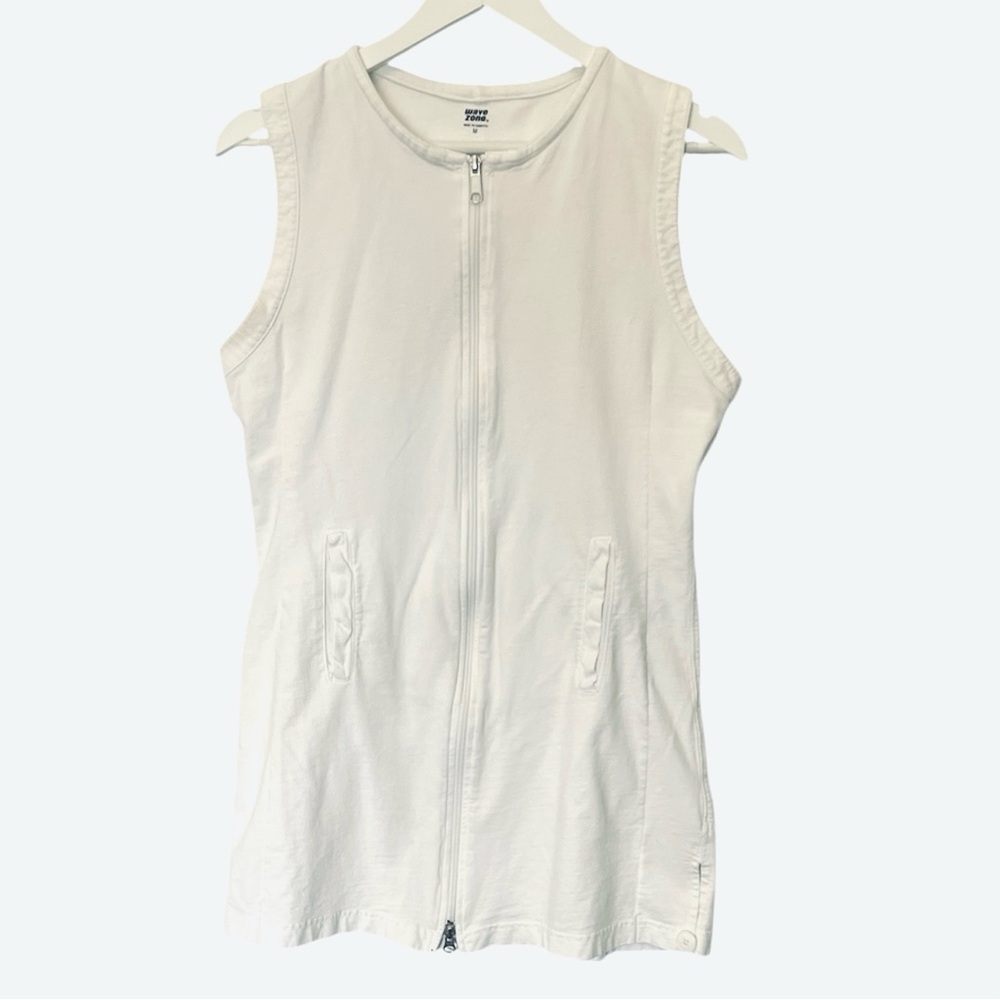 Wave Zone White Cotton Swim Cover Up Women’s M